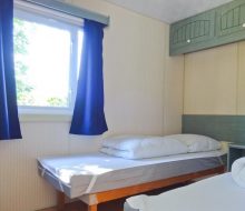 Camping Du Pouldu : mobilhome 4/6 personnes chambre