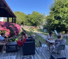 Camping Du Pouldu : La Terrasse Du Bar Du Pratell Au Camping Du Pouldu