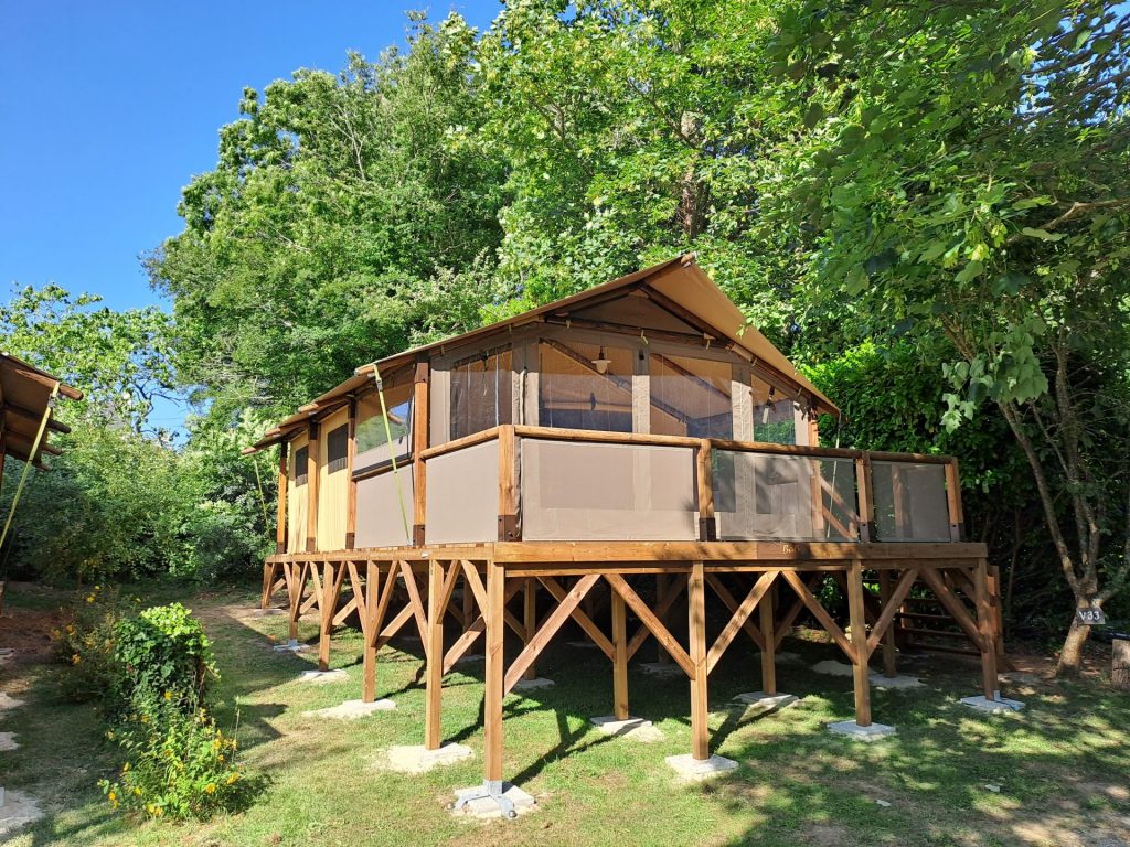 Camping Du Pouldu : Tente Lodge Toilé Camping Du Pouldu
