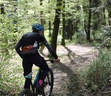 vtt en forêt finistère sud