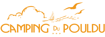 Accueil 2 logo camping pouldu orange