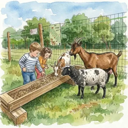 Le camping à vivre 9 enfants animaux mini ferme
